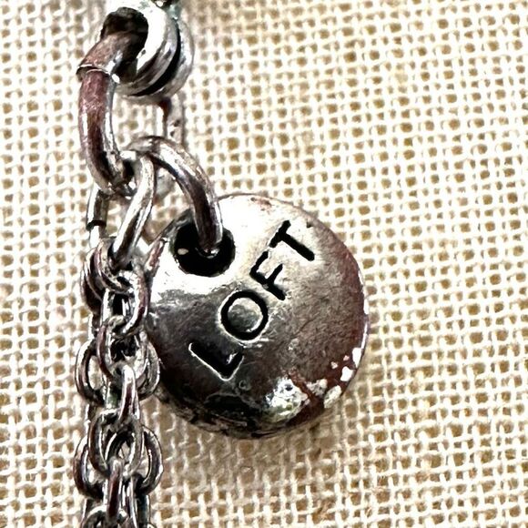 Loft colorful long beaded necklace - Picture 6 of 7